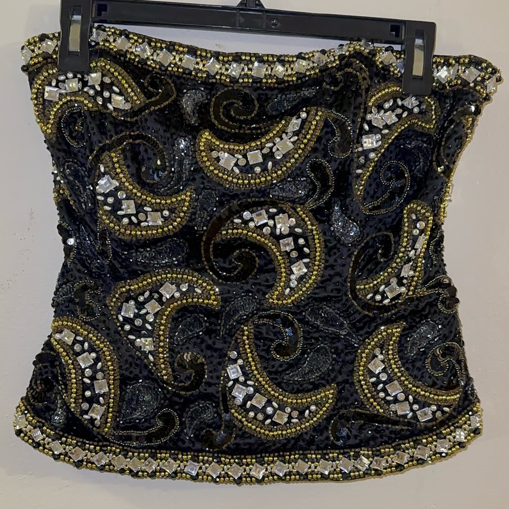 RARE 
Oleg Cassini Corset / Bustier Top
Size L but fits like a medium
Worn once